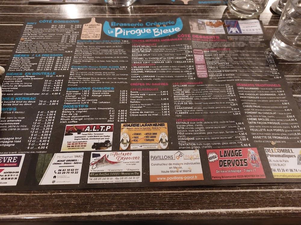 La Pirogue Bleue - Menu Image 2